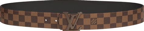 brown checkered louis vuitton belt.